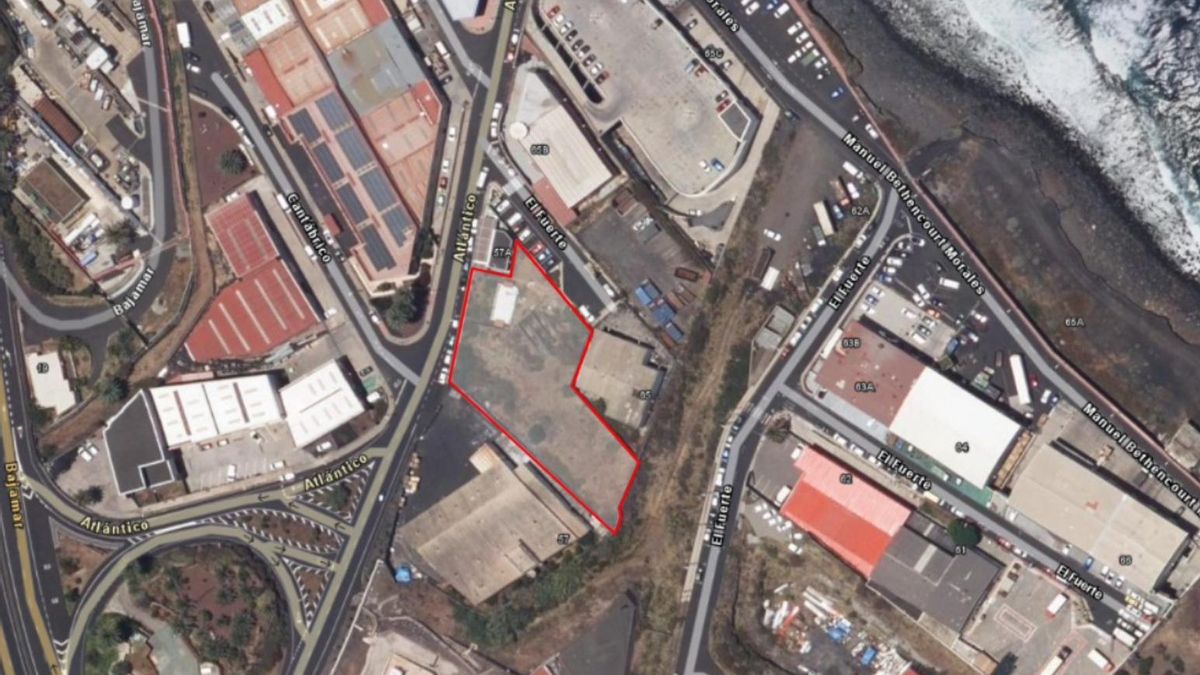 Plano  de la ‘Zona Verde Los Guincho', en Breña Baja.