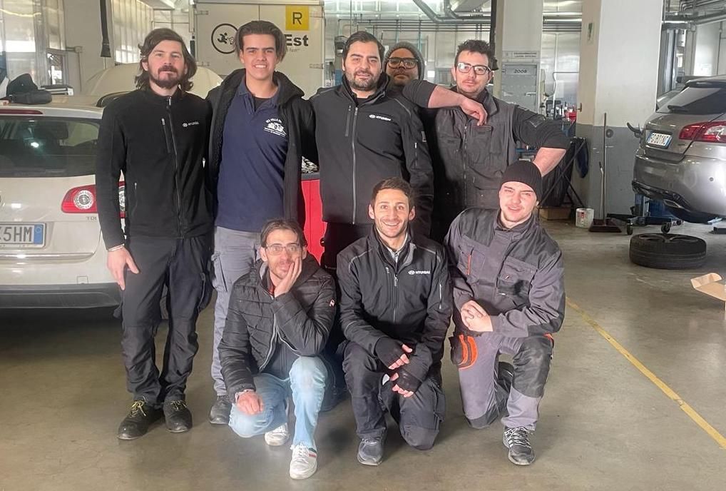 Alumnos del IES Villa de Mazo en una estancia europea.