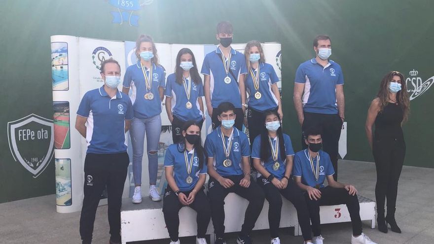 Victorias de Samuel Morales, Airam Gómez y Alba Pinto en el IV Open Nacional Infantil-Cadete de pelota