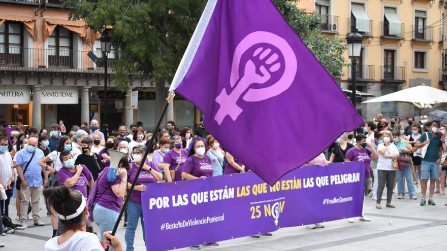 Manifestación feminista en Toledo
