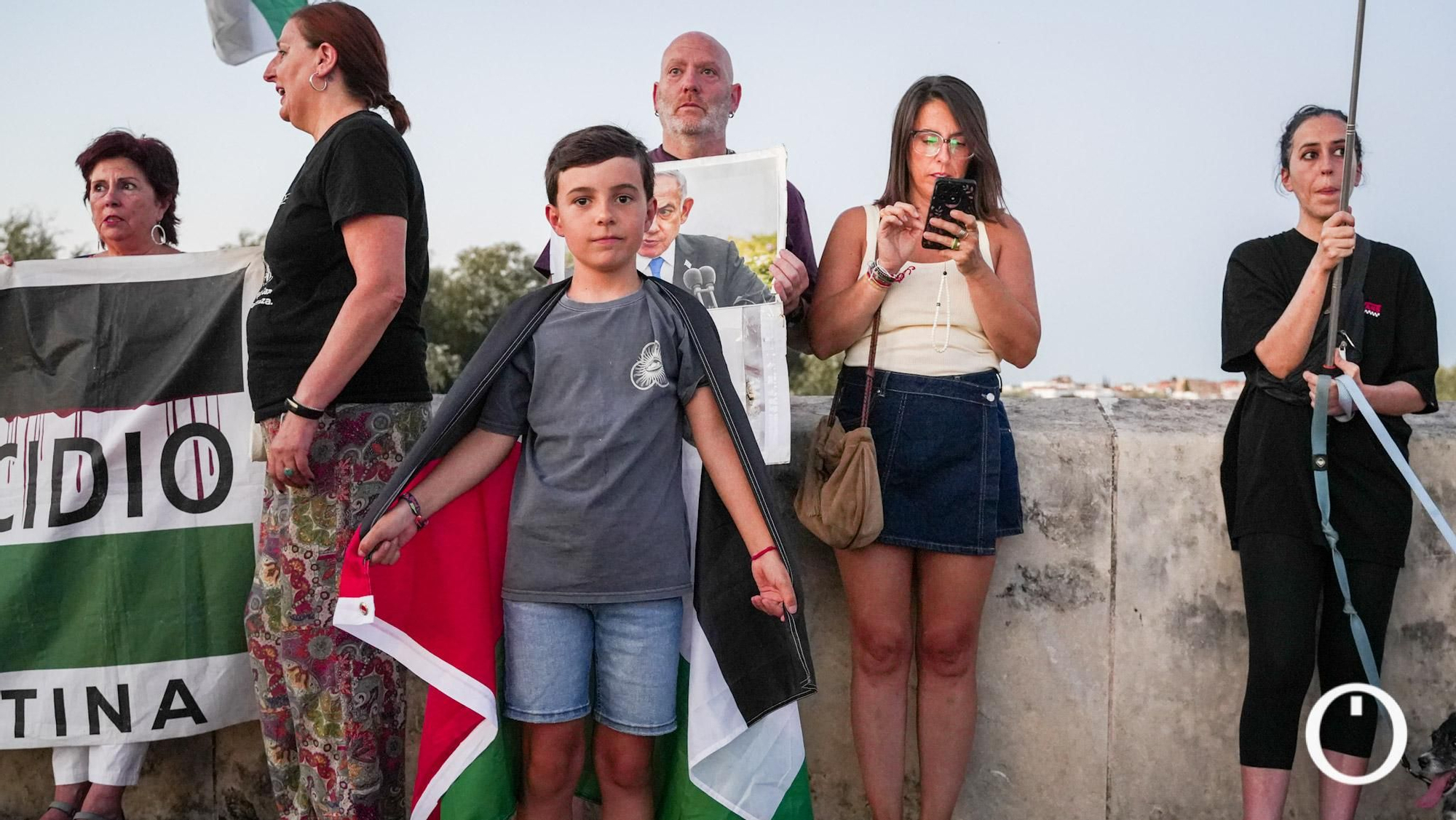 Concentración en apoyo a la flotilla de España hacia Gaza