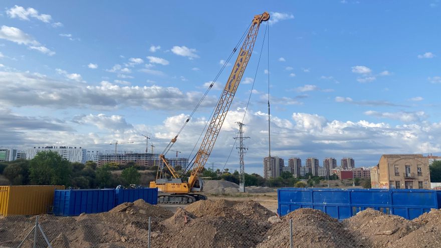 Las obras del canal de acceso ferroviario de València avanzan con la construcción de las pantallas del soterramiento