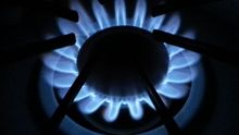 Cocina de gas natural.