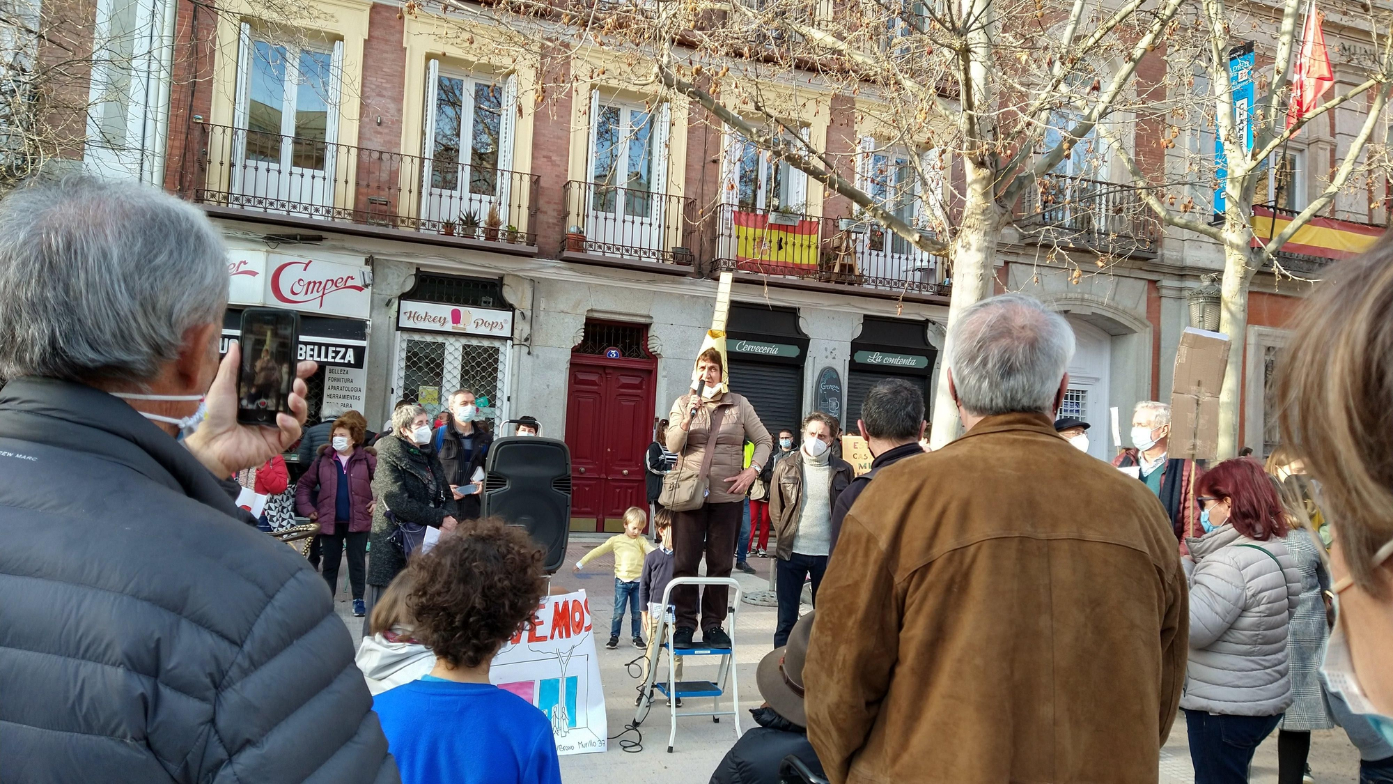 Concentración Casa Cultura - Parque Sí en Chamberí
