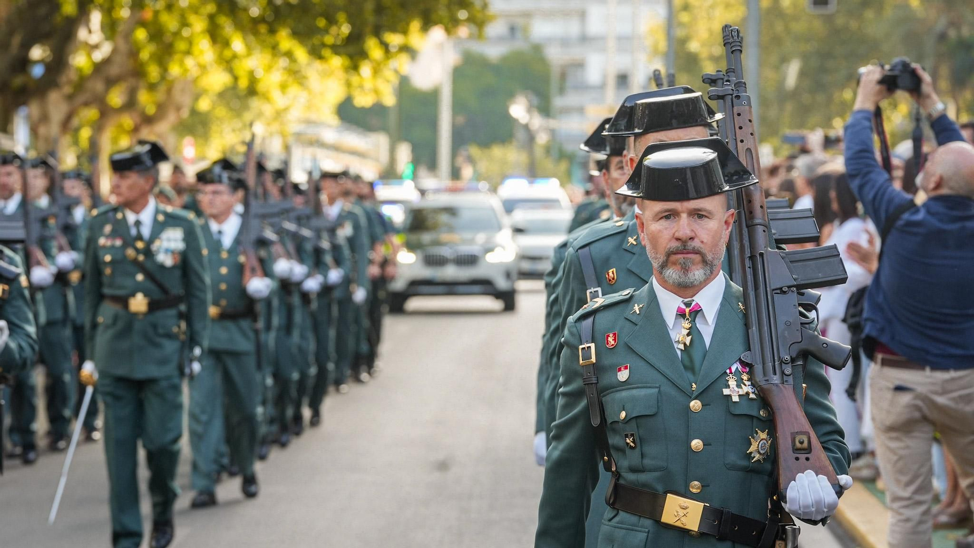 Desfile de la Guardia Civil por el Día de la Hispanidad