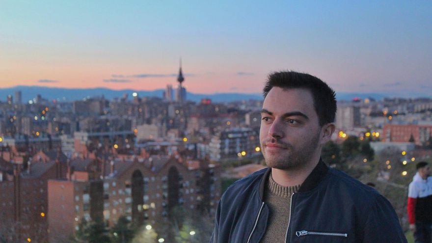 Carlos, uno de los jóvenes del reportaje.