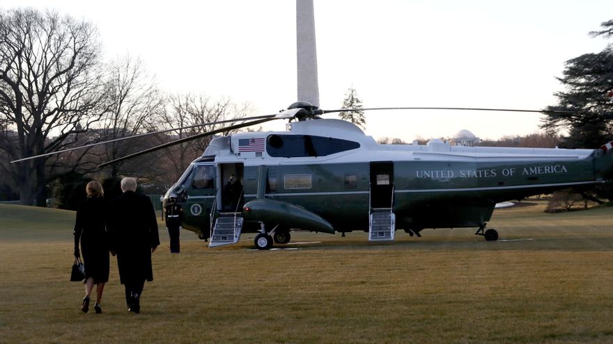 Los Trump abandonan la Casa Blanca
