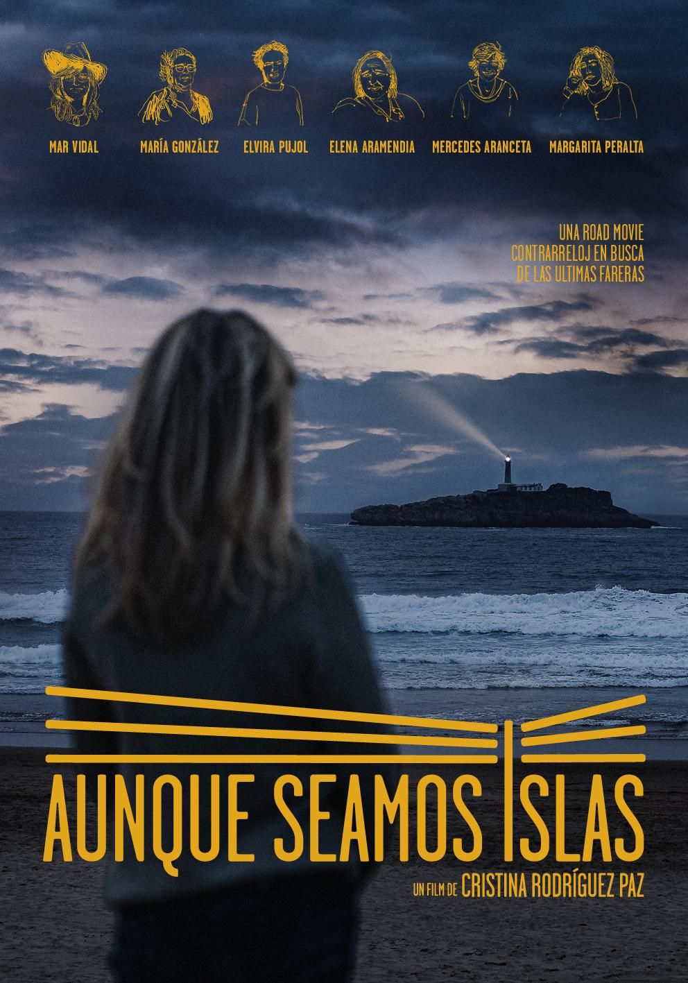 Mar Vidal, única farera en la historia de Cantabria, protagoniza el documental 'Aunque seamos islas', de Cristina Rodríguez.