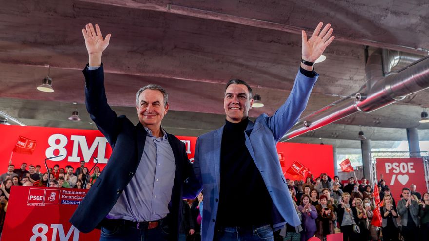 Zapatero entra al choque con la derecha para defender a Sánchez y al PSOE