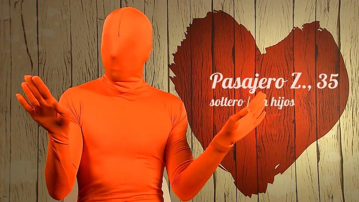 Pasajero Zeta, en su participación en 'First Dates'