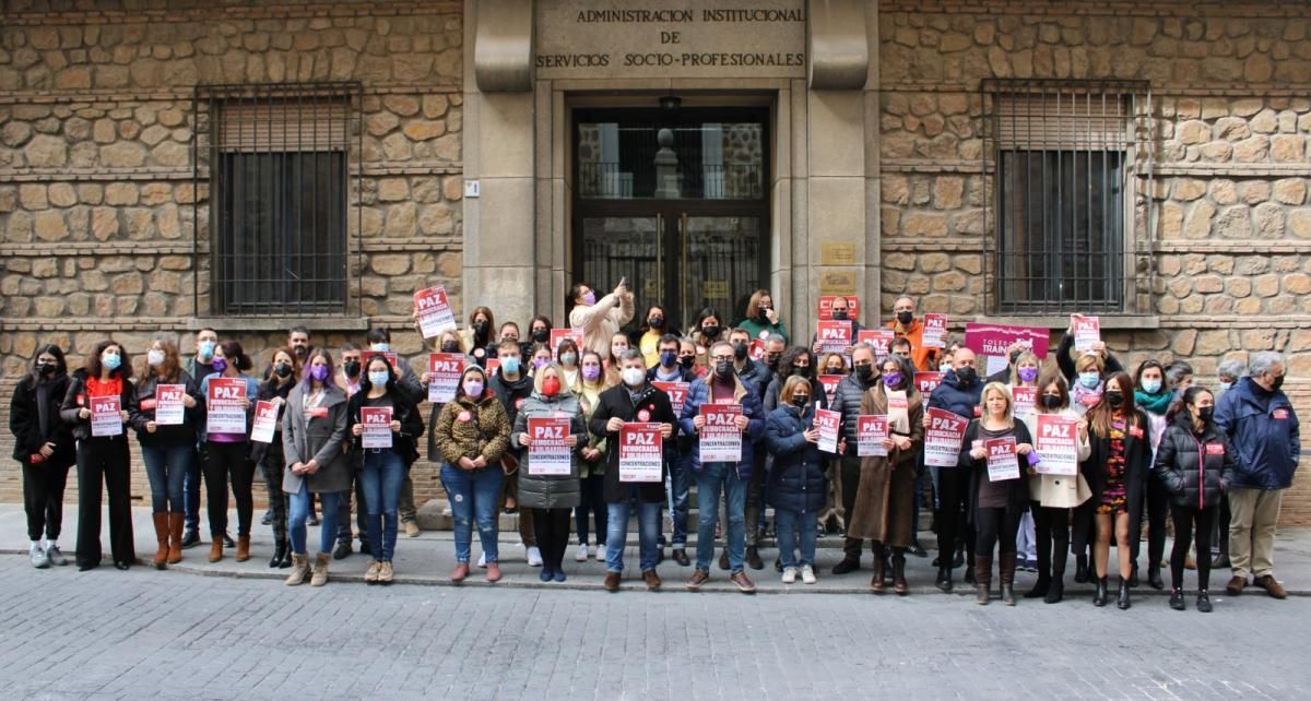 Sede de los sindicatos de CCOO y UGT en Toledo