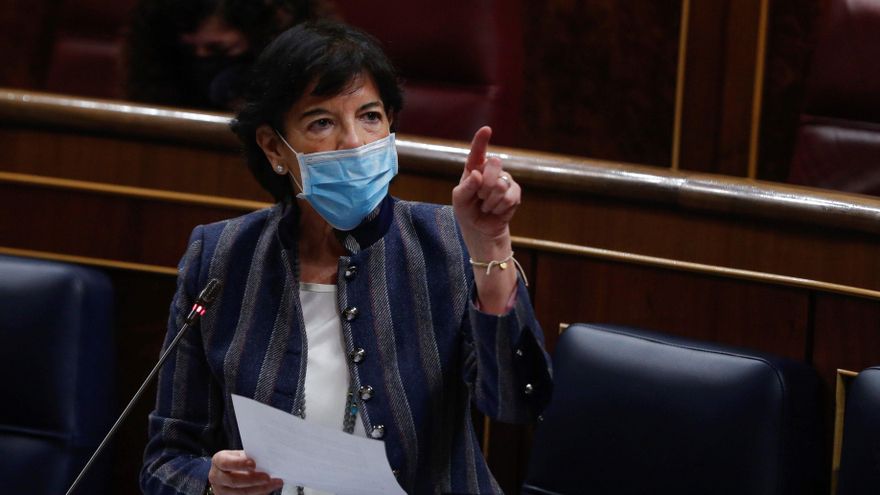 La ministra de Educación, Isabel Celaá.