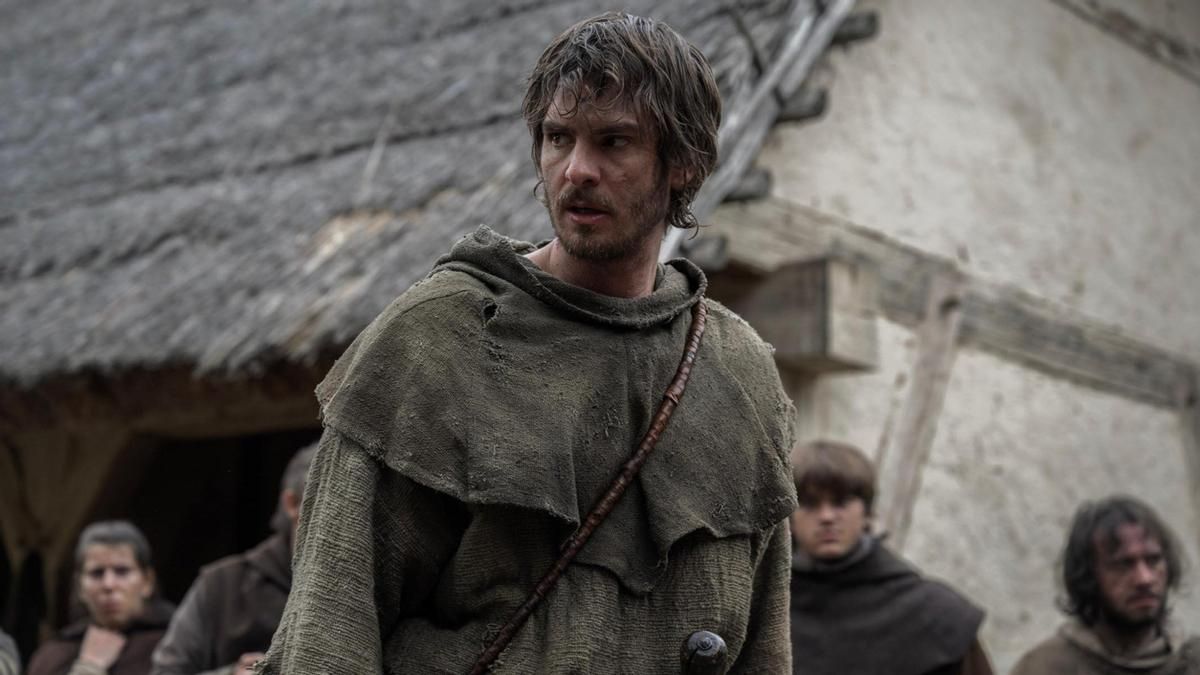 Imagen promocional de Andrew Garfield  en 'The Uprising'