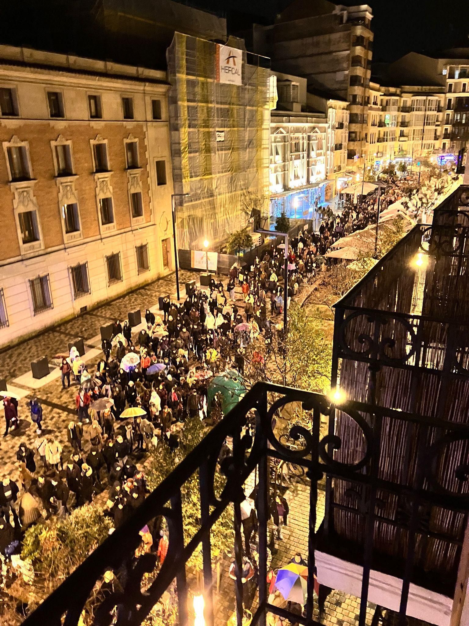Las imágenes del 8M en Logroño: la fuerza del feminismo venció a la lluvia