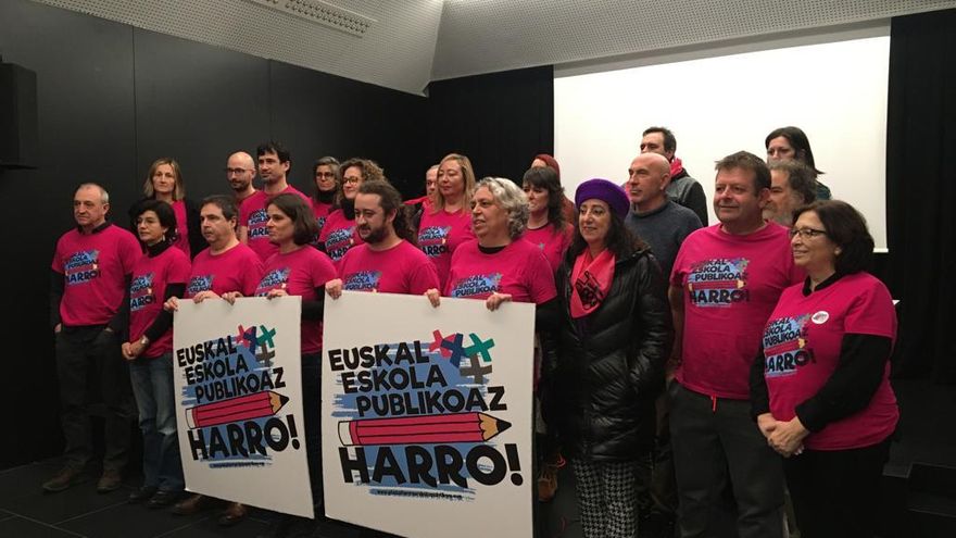 La plataforma por la escuela pública denuncia que la nueva matriculación en Euskadi "aumentará la privatización"