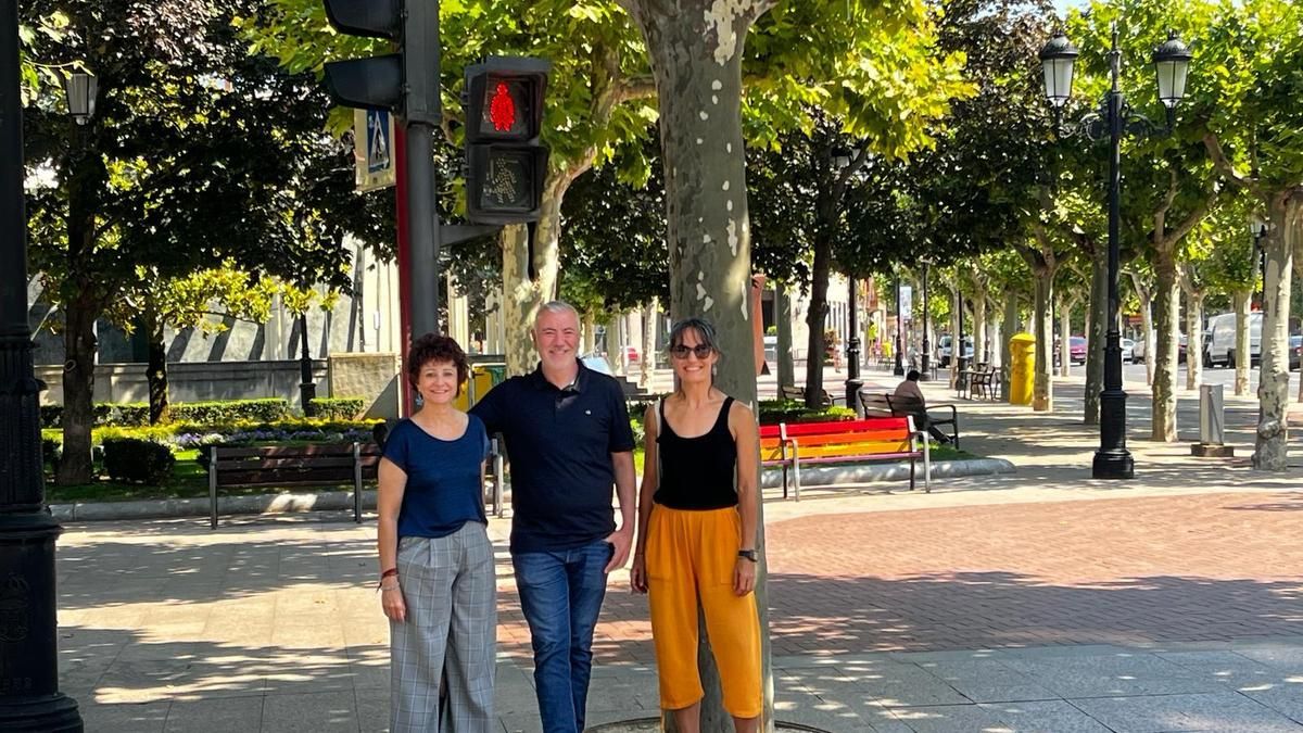 Logroño visibiliza la igualdad en el espacio público con figuras femeninas en un semáforo de la ciudad
