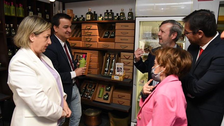 Un momento de la visita