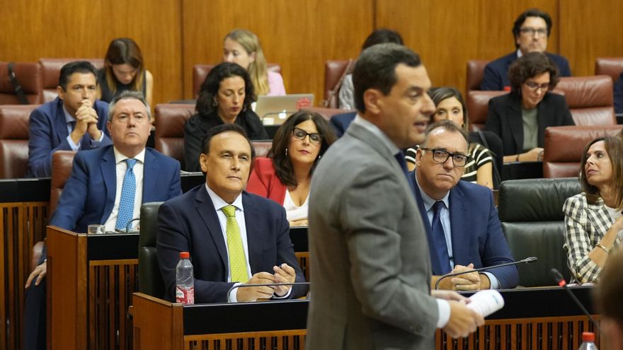 El PSOE andaluz reta a Moreno a llevar la reforma de la financiación al Senado para confrontarle con otros barones del PP