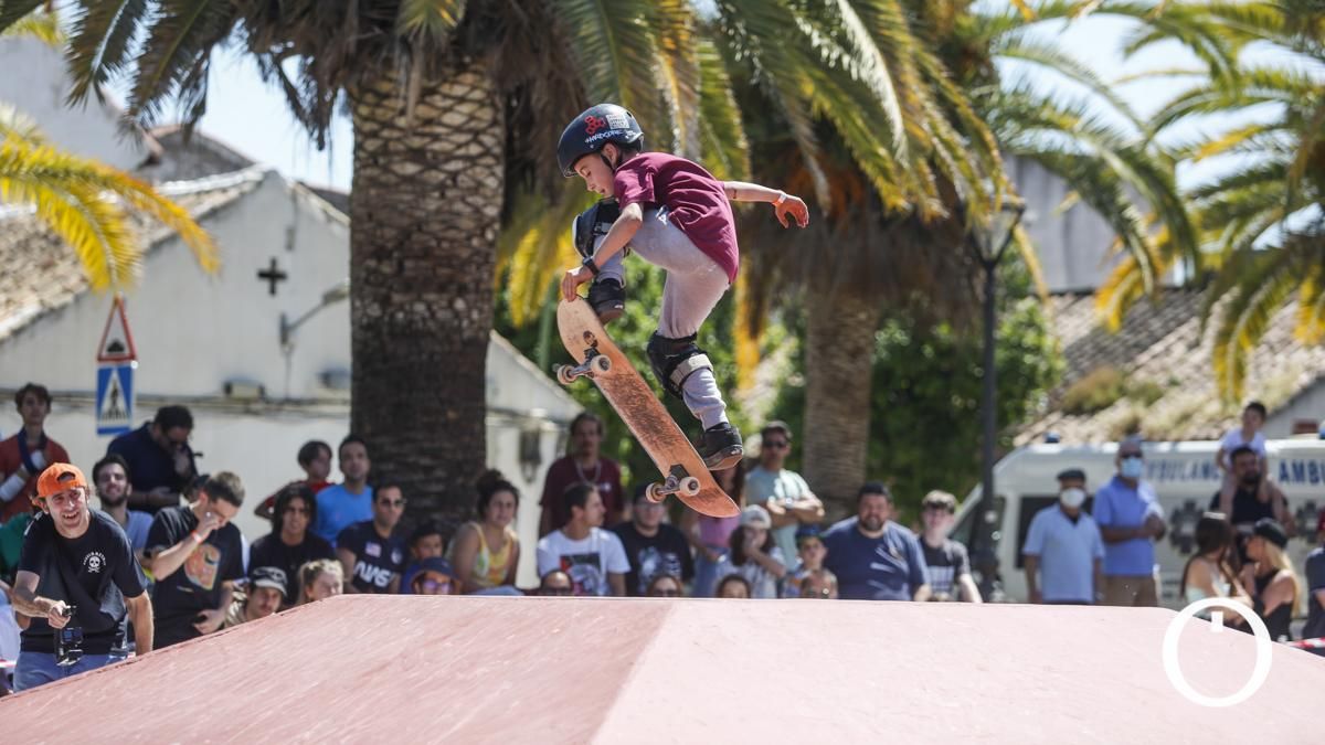 Prueba andaluza de skate en el skatepark de Cañero