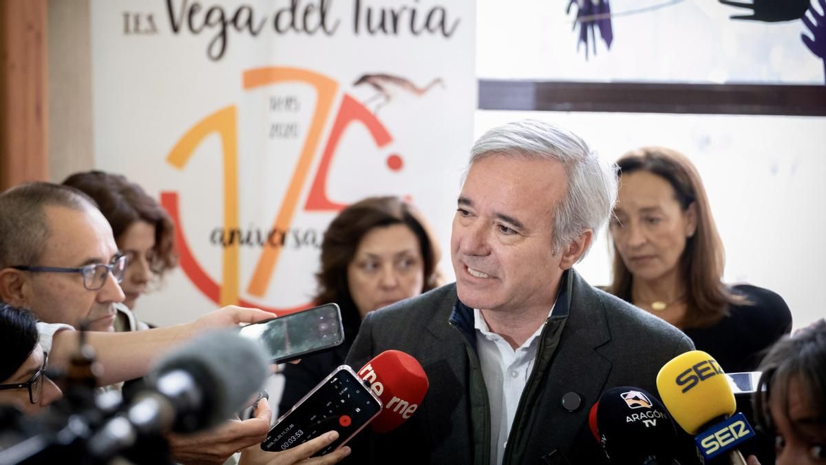 Azcón anuncia un incremento del 20% en el Presupuesto autonómico de Educación para 2027