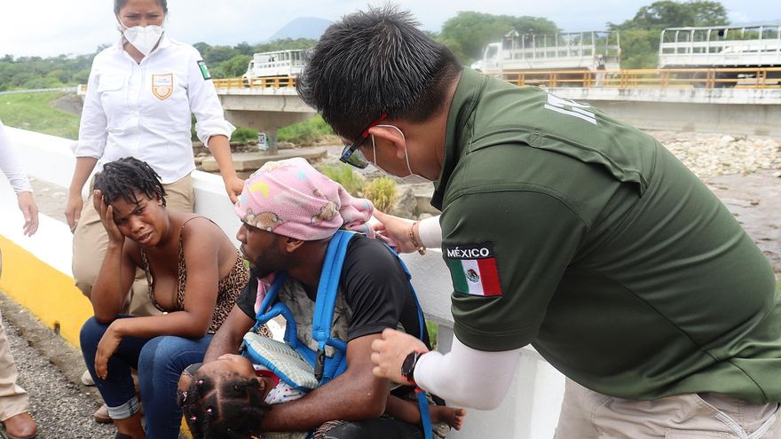 Autoridades desarticulan parcialmente caravana de migrantes en sur de México