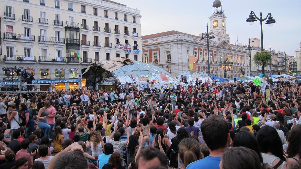 Los 'indignados' del movimiento que "politizó" España reivindican su carácter apartidista, cinco años después