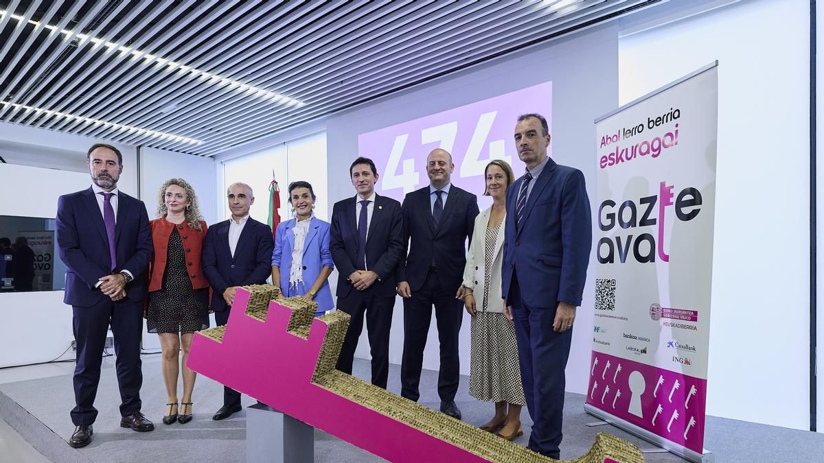 La parte del PNV del Gobierno vasco saca la cabeza en la crisis de la vivienda y hace balance de GazteAval, los avales a la compra