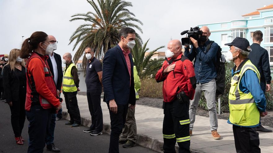 Pedro Sánchez: "No vamos a olvidar a La Palma"