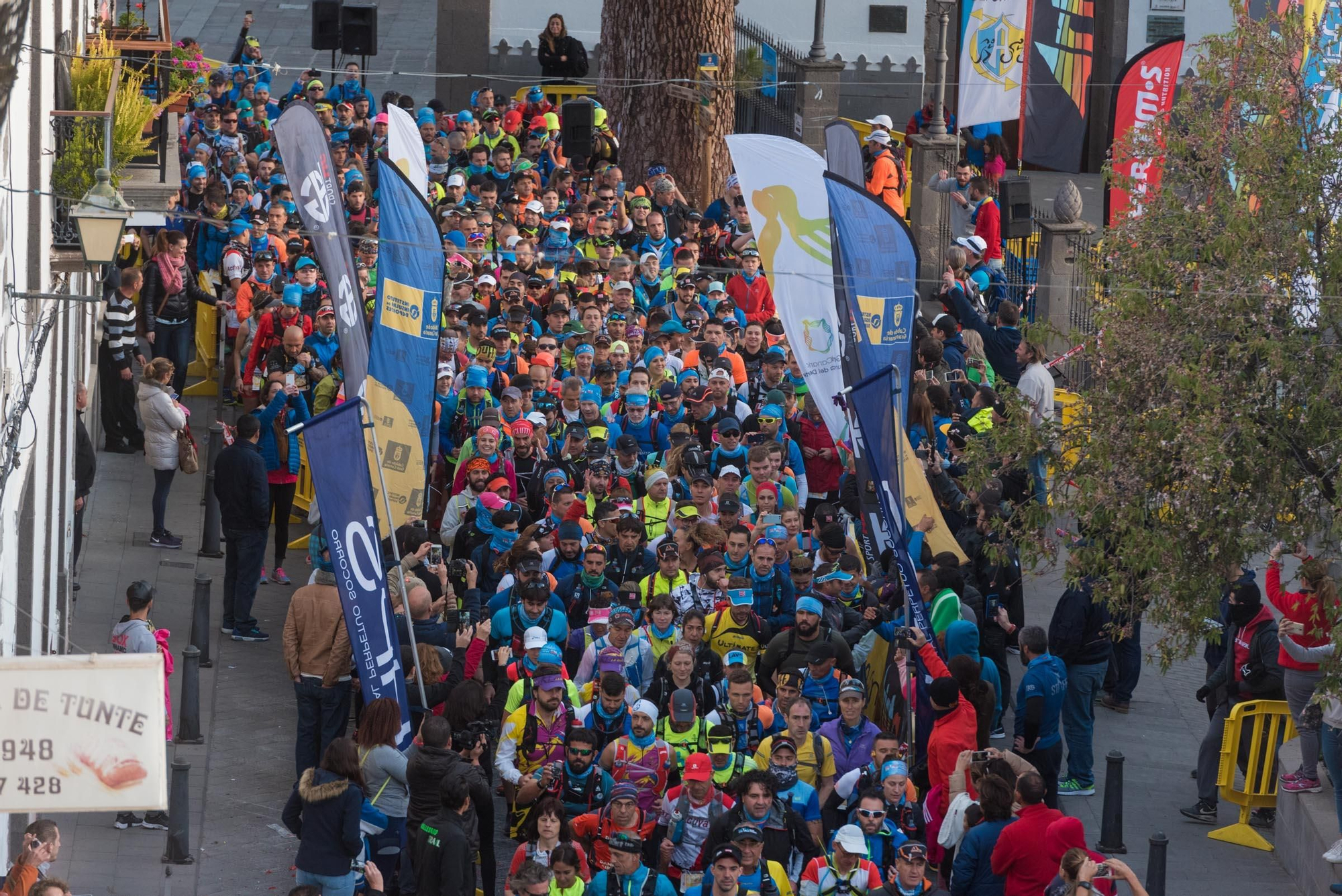 Salida desde Tunte de la Started (30 hm). Imagen. organización.