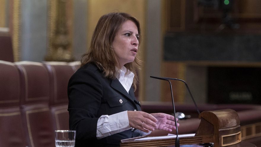 La vicesecretaria general del PSOE y portavoz del Grupo Parlamentario Socialista en el Congreso, Adriana Lastra.