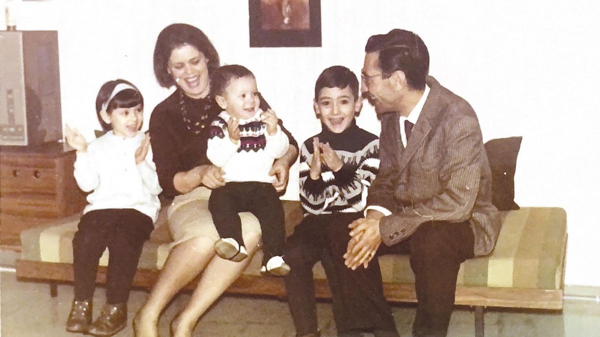 La familia Delgado López, en el año 1965.