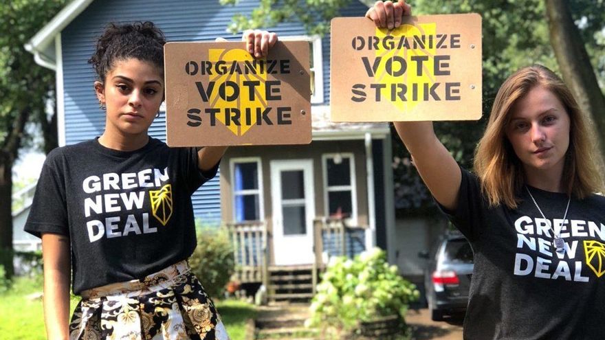 Integrantes del Sunrise Movement