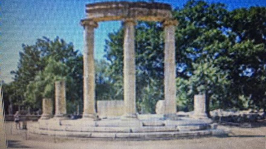 Monumento en ruinas de Olimpia