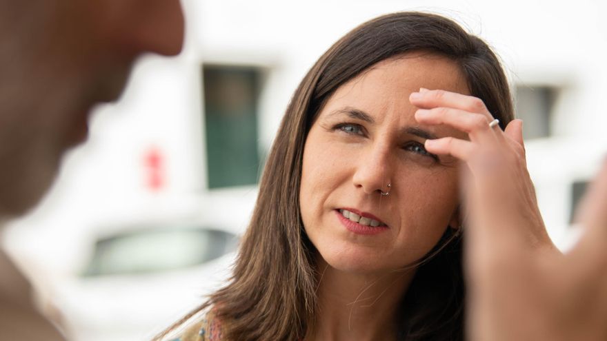 La secretaria general de Podemos, Ione Belarra.