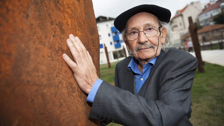 Fallece a los 93 años Agustín Ibarrola, artista vasco universal y creador del Bosque de Oma