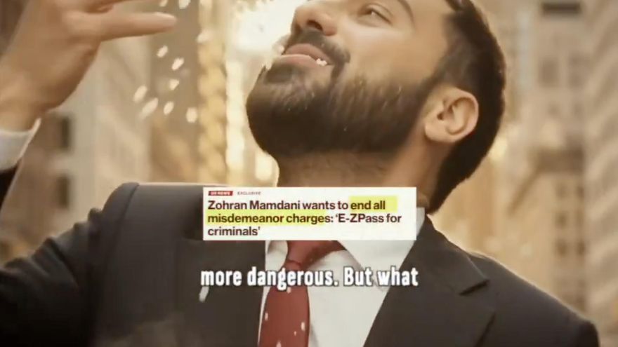 Cuomo difunde un vídeo de IA con los "delincuentes de Mamdani": un afroamericano con una kufiya robando, un maltratador y un proxeneta