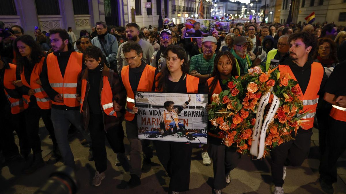 Marcha por Maricarmen desde la Puerta del Sol de Madrid.