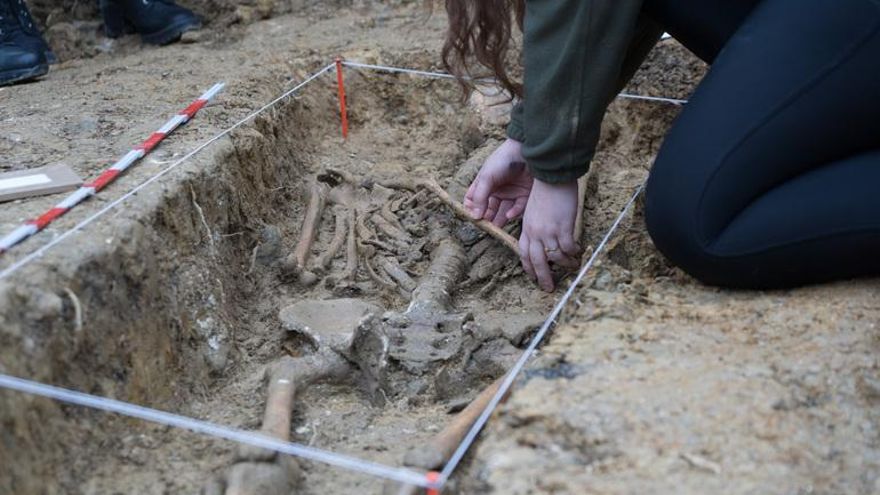 Exhumación de Tomás Rubin