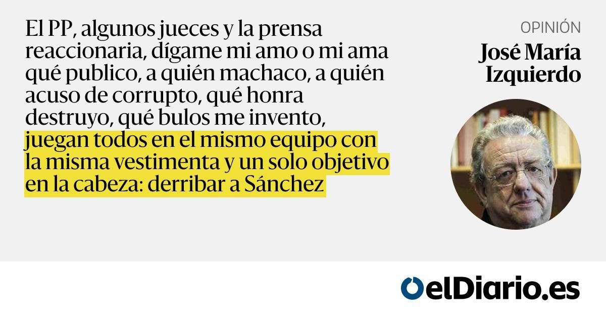 Apuntar a Sánchez en la frente