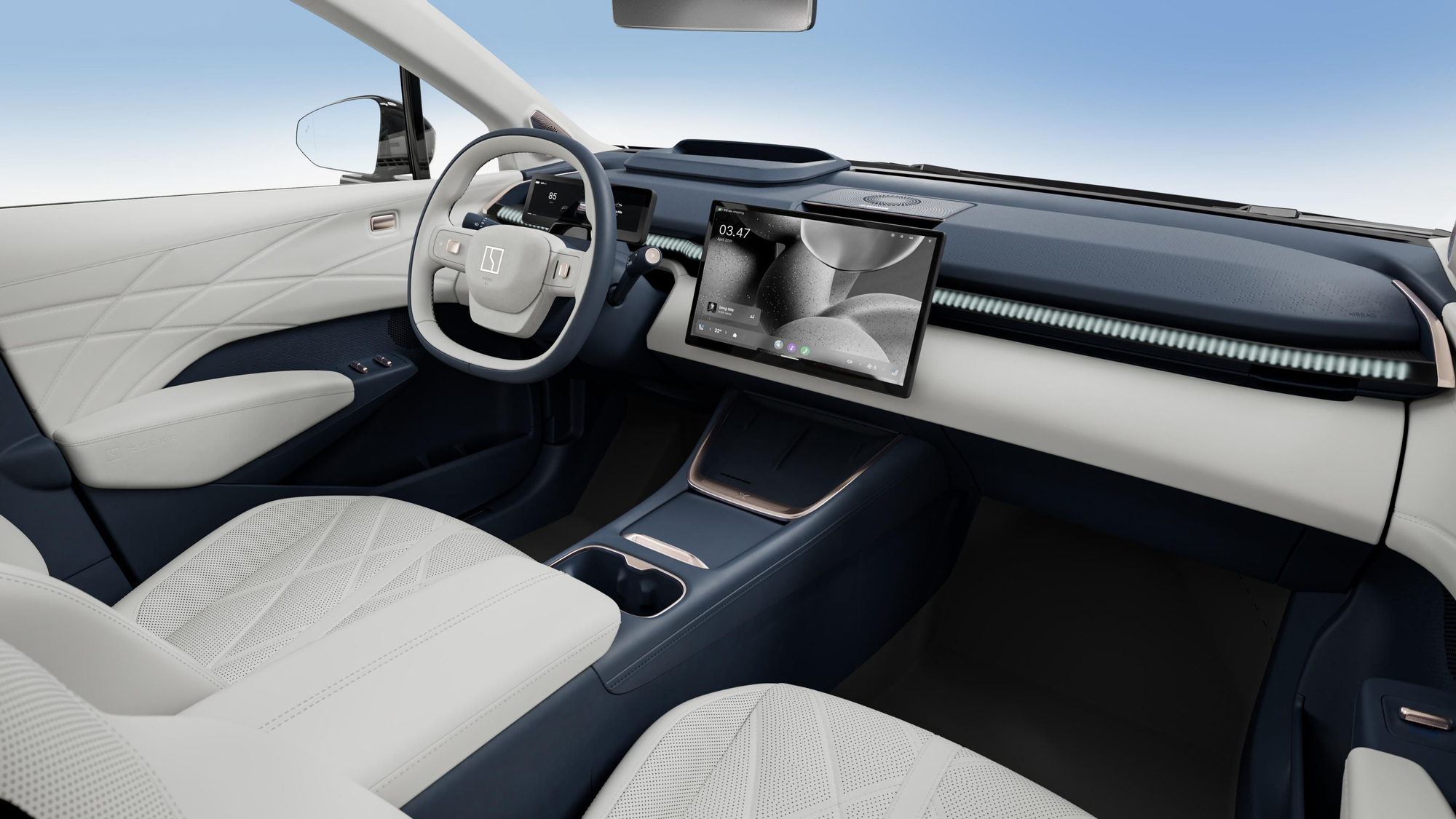 Interior del Zeekr 001.
