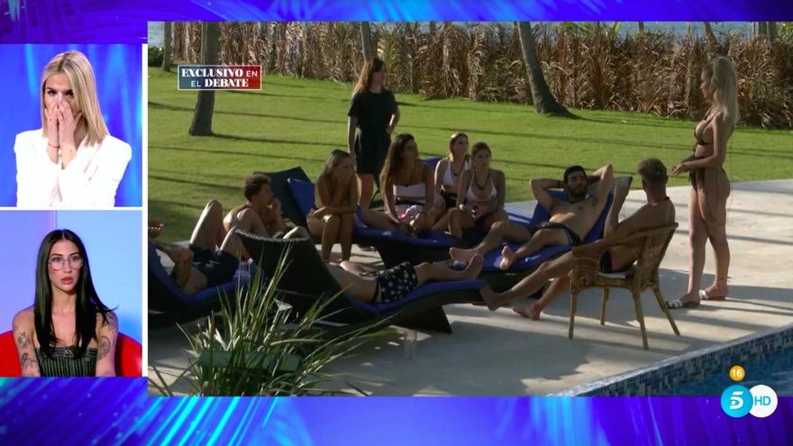 Keyla, frente a sus compañeros en 'La isla de las tentaciones 6'