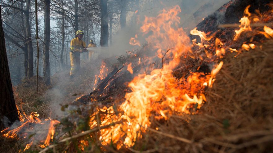 Cantabria mantiene activos 7 incendios de los 12 provocados en últimas horas