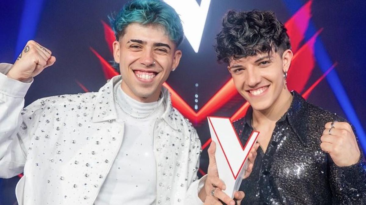Nicolás Behringer, ganador de La Voz Argentina 2025, junto a Luck Ra