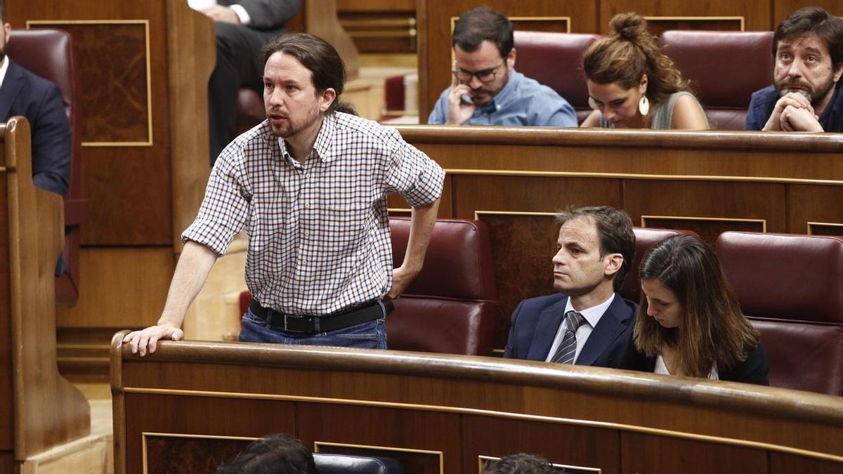 El líder de Podemos, Pablo Iglesias
