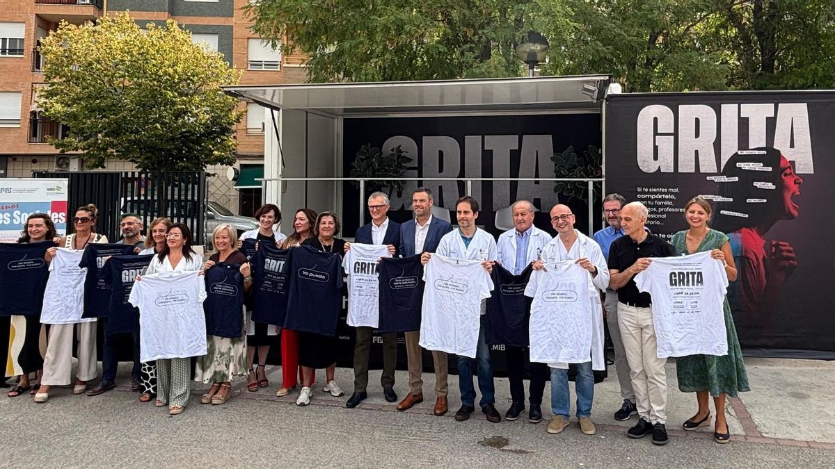 El consejero de Salud, Juan José Pedreño presentó hoy en Caravaca de la Cruz el 'Código Riesgo Suicida'