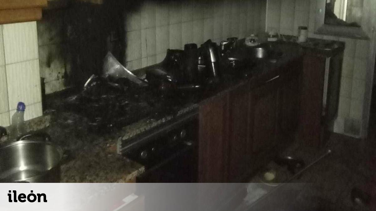 Una mujer mayor resulta intoxicada en el incendio de la cocina de su ...