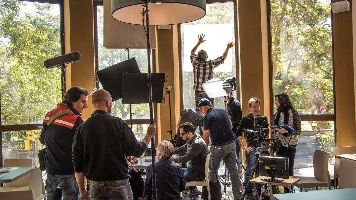 Rodaje en el CTA del INAEM. Imagen de archivo
