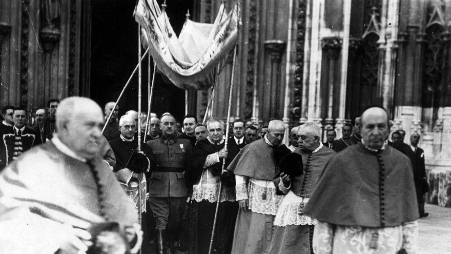 Franco, bajo palio, en 1962