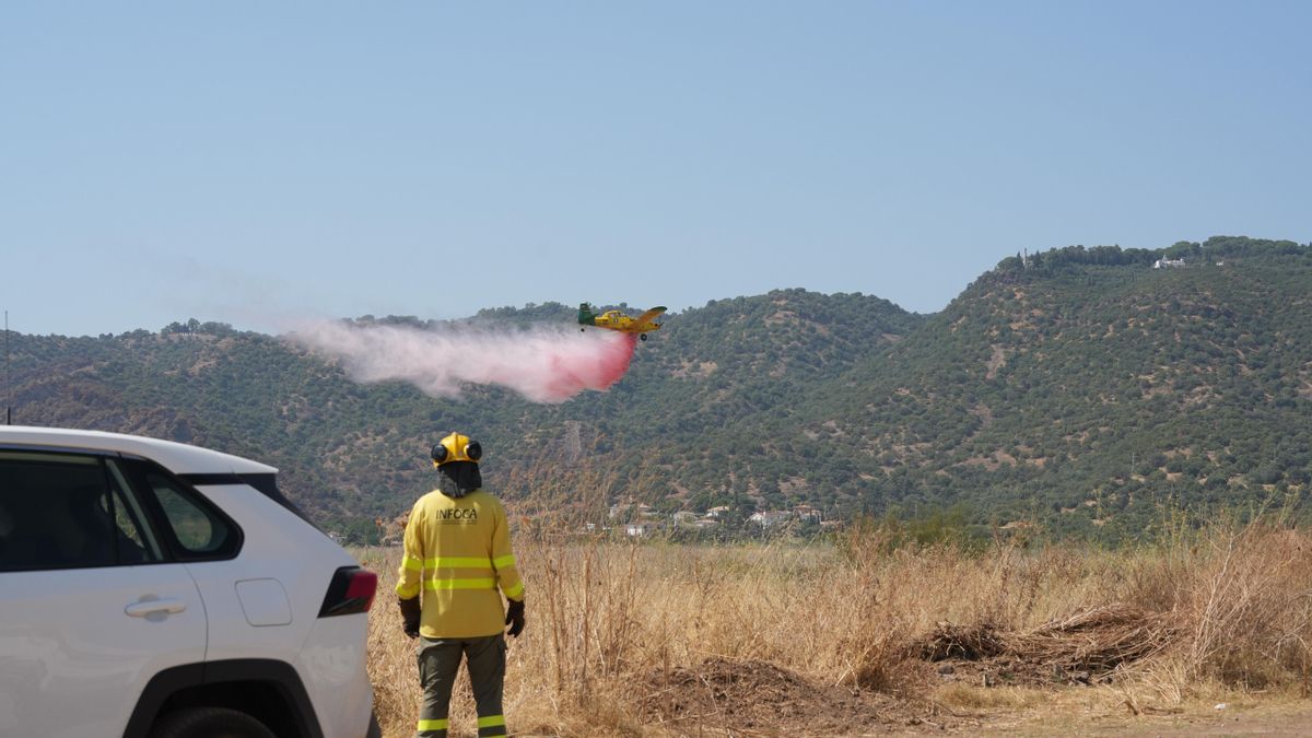 El alza de las temperaturas vuelve a elevar a extremo el riesgo de incendio en Córdoba