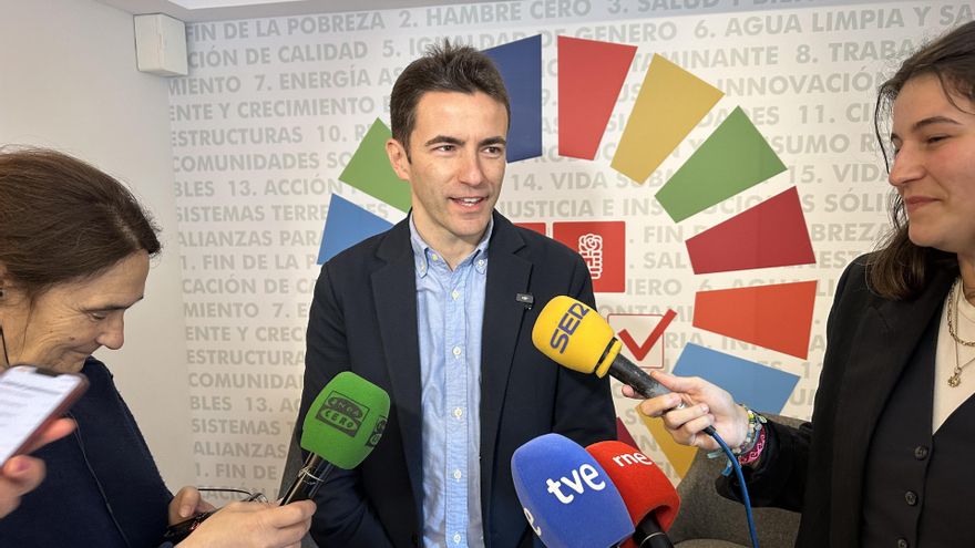 El secretario general del PSOE de Cantabria, Pedro Casares